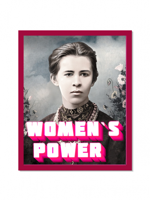 Картина в тонкій рамі "Women's Power" 